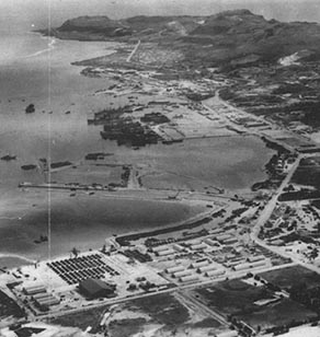 Tanapag Harbor 1945