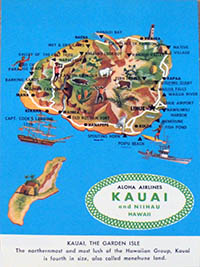 Kauai Map 1969