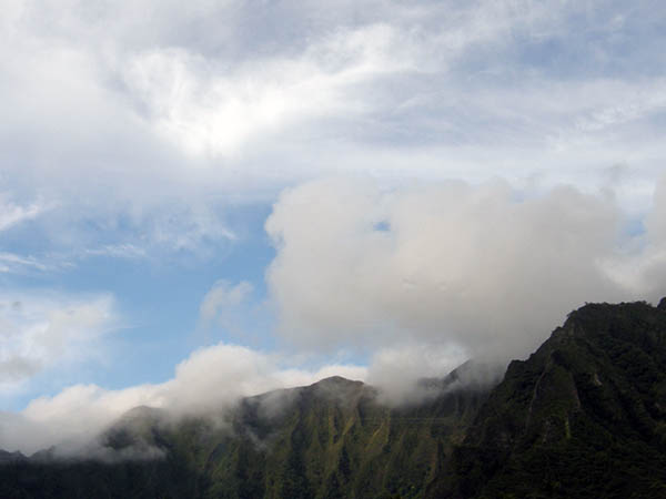 Clouds over He`eia