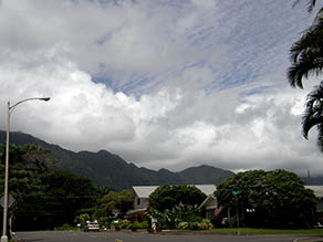 Clouds over He`eia