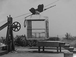 Cable and tramway cage, 1954