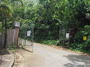 Road entrance