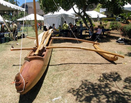 Bishop Museum Canoe