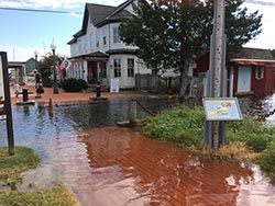 Flood waters