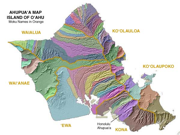 O'ahu Ahupua'a Map